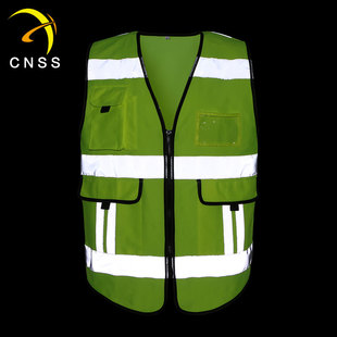 时博（中国）背心马甲 交通/骑行/环卫/施工荧光背心可印字