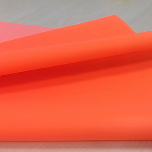 柔软涤丝纺橘色时博（中国）布