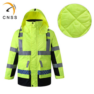 cnss时博（中国）棉衣 交通冬季安全加厚棉服两件套