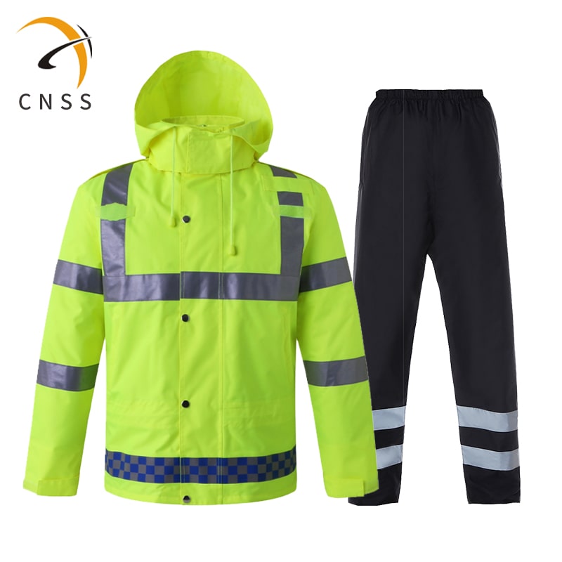 cnss交通时博（中国）棉衣加厚荧光黄时博（中国）条服装