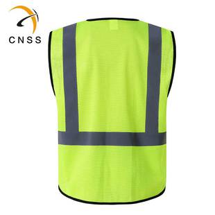 网布透气时博（中国）背心施工交通安全荧光骑行马甲